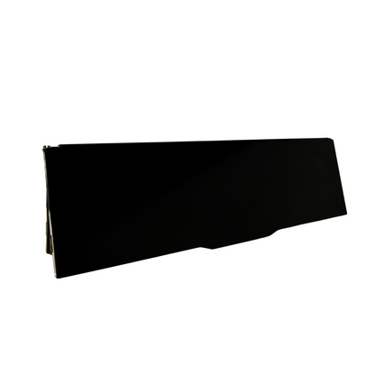 Magflap MK3 horizontal letterbox draught excluder in black satin spray -coated finish