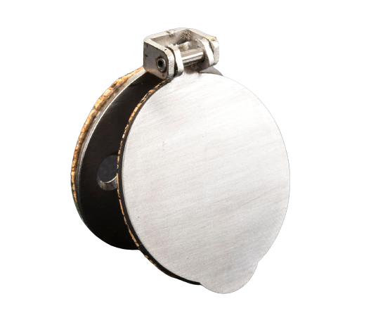 Mini Magflap® - Metal, Magnetically Closing, Keyhole Draught Excluder