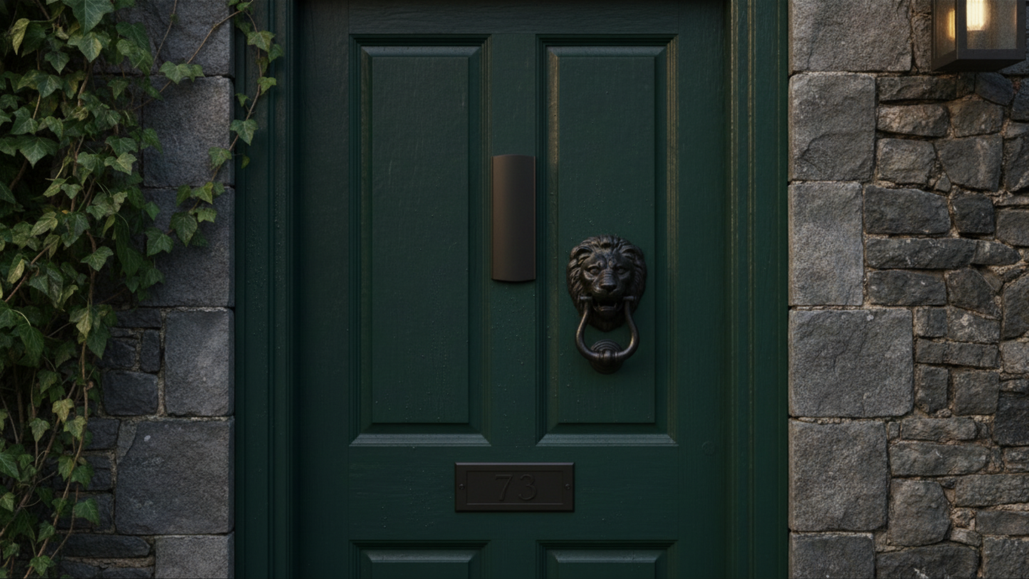 Magflap MK3 Vertical Letterbox Draught Excluder | Portrait Orientation | Magnetic Seal | UK Made